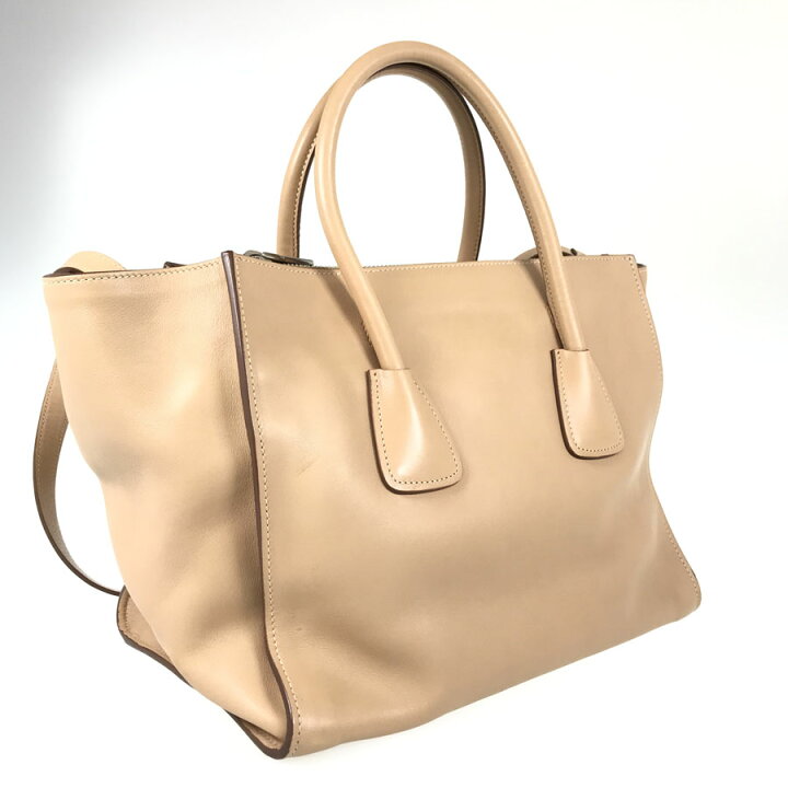 楽天市場】プラダ PRADA BN2762 レザー ハンドバッグ mo【中古  