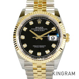 ロレックス ROLEX デイトジャスト 36 126233G SS YG ダイヤモンド 自動巻 メンズ 腕時計 sss【中古】