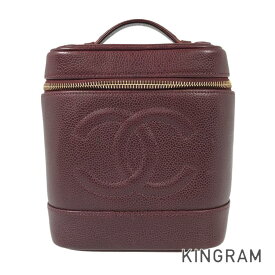 シャネル CHANEL キャビアスキン バニティケース rkd【中古】