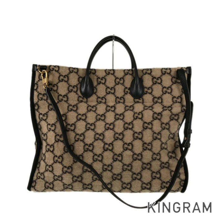 楽天市場】グッチ GUCCI GGウール 598169 ウール トートバッグ sh 