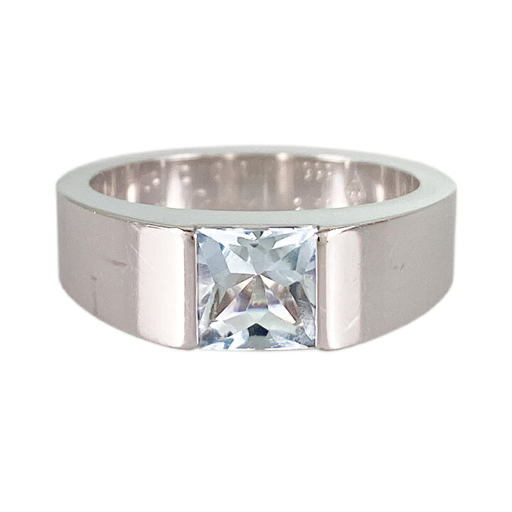 楽天市場】カルティエ CARTIER タンク K18WG アクアマリン 12号(52 