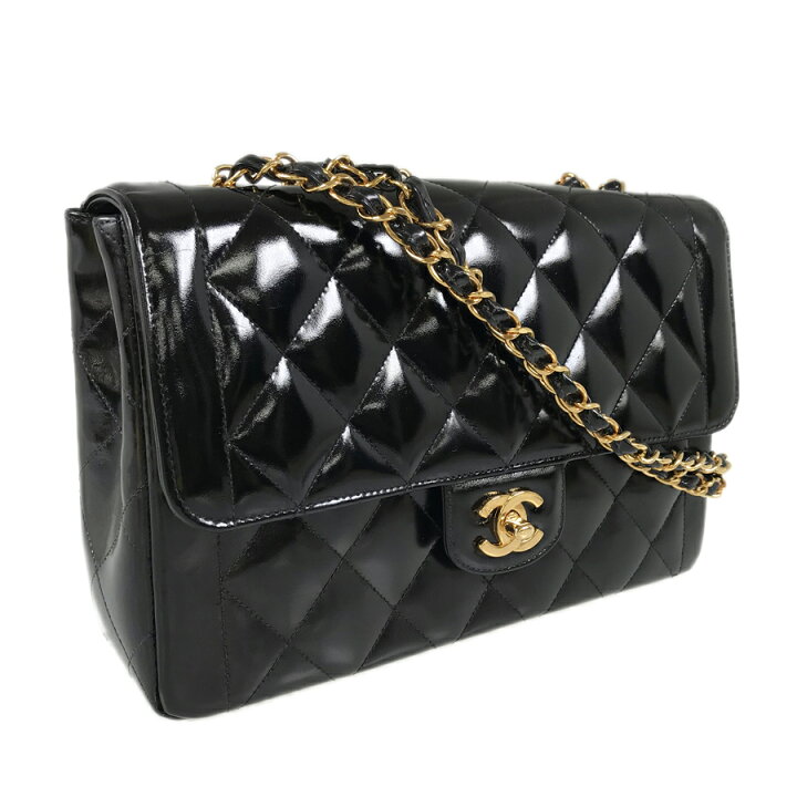楽天市場】シャネル CHANEL マトラッセ 25 パテントレザー ショルダー 