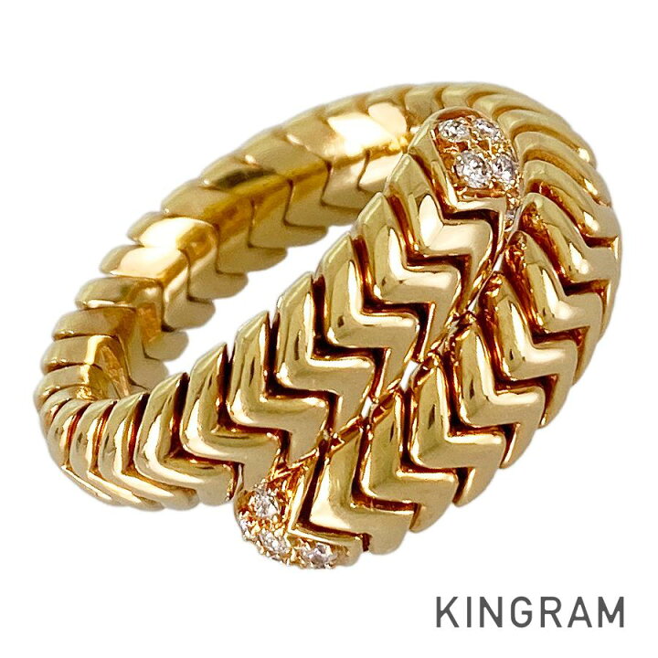 楽天市場】ブルガリ BVLGARI トゥボガス スピガ K18YG ダイヤモンド 9 
