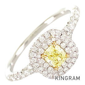 ティファニー TIFFANY&Co. ソレスト Pt950 イエローダイヤモンド 12号(52) リング ftj【中古】