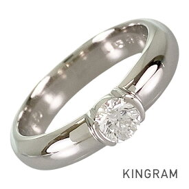 ティファニー TIFFANY&Co. ドッツ ソリティア Pt950 ダイヤモンド 9号(49) リング te【中古】