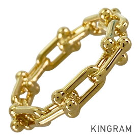 ティファニー TIFFANY&Co. ハードウェア マイクロ リンク K18YG 11号(51) リング sss【中古】