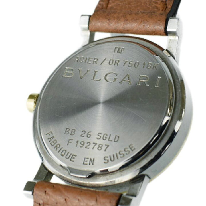 楽天市場】ブルガリBVLGARI Ref.BB26SGLD ブルガリブルガリ クォーツ 