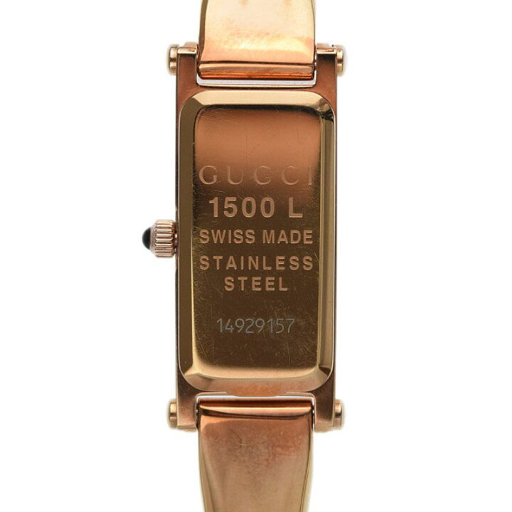 楽天市場】グッチ GUCCI 1500L バングルウォッチ Ref.YA015559 