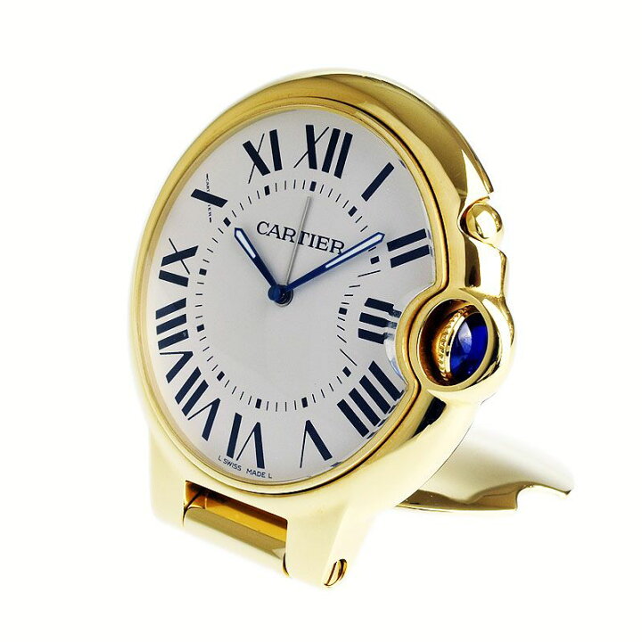 楽天市場】カルティエ Cartier バロンブルー トラベルクロック 