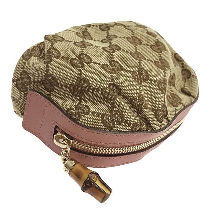 楽天市場】グッチ GUCCI バンブー GGキャンバス 246175 ベージュ 