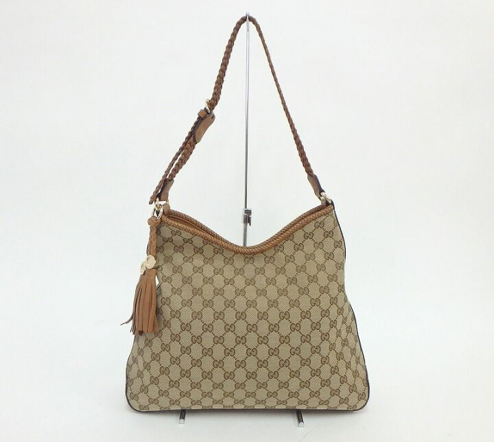 楽天市場】グッチ GUCCI マラケシュ 257029 ベージュ GGキャンバス 