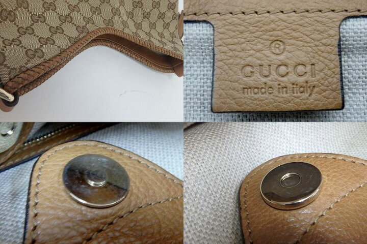 楽天市場】グッチ GUCCI マラケシュ 257029 ベージュ GGキャンバス 