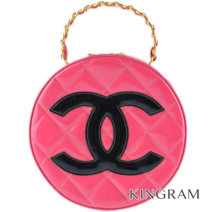 楽天市場】シャネル CHANEL ココマーク 丸型 バニティバッグ ピンク  