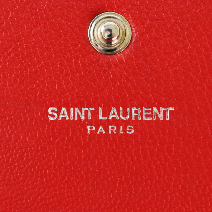 楽天市場】サンローラン SAINT LAURENT PARIS 型押し クロコ チェーン 