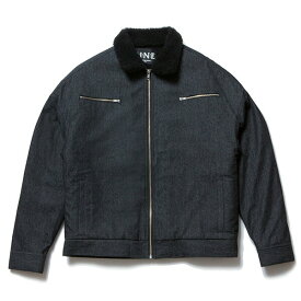 送料無料 NINE RULAZ LINE ナインルーラーズ Denim Boa Jacket ボア メンズ デニムジャケット 長袖 NRAW17-028 ブラック