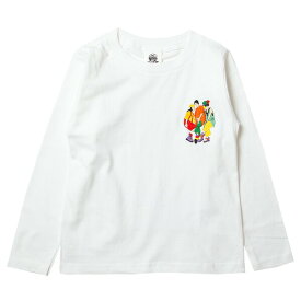 ポイント10倍 ナインルーラーズ キッズ ロンT Kids' No Scrub L/S Tee 長袖 Tシャツ 子供服 NINE RULAZ LINE NRKSS18-002 ホワイト