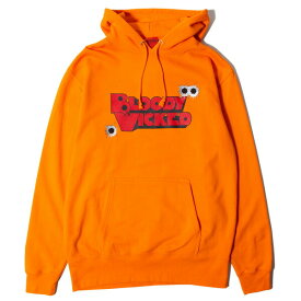 ナインルーラーズ パーカー メンズ NINE RULAZ LINE Bloody Wicked Hoodie プルオーバー オレンジ M-XXL NRSS19-003