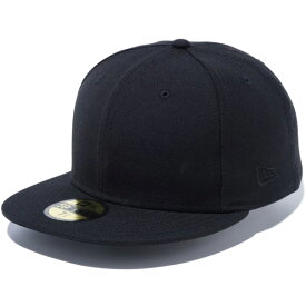 正規取扱店 ニューエラ キャップ メンズ レディース 送料無料 NEW ERA 59FIFTY ベーシック 無地 フィテッド CAP 帽子 ぼうし ワンポイント ロゴ 刺繍 プレゼント ブラック ブラックフラッグ 13562268