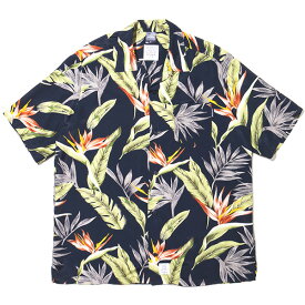 正規取扱店 APPLEBUM アップルバム アロハシャツ Flower5021 S/S Shirt applebum 送料無料 レーヨン素材 開襟シャツ オープンカラー 半袖 プレゼント 全3色 M-XL 2110204