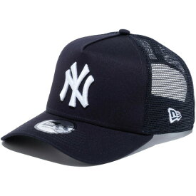 正規取扱店 ニューエラ キャップ 送料無料 NEW ERA 9FORTY A-Frame トラッカー ニューヨーク・ヤンキース メッシュキャップ ニューエラキャップ 帽子 MLB メジャーリーグ ネイビー 56.8cm～60.6cm 12746894