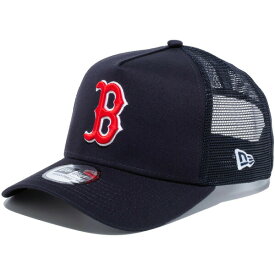 ポイント最大8倍 正規取扱店 ニューエラ キャップ 送料無料 NEW ERA 9FORTY A-Frame トラッカー ボストン・レッドソックス メッシュキャップ ニューエラキャップ 帽子 MLB メジャーリーグ ネイビー チームカラー 12746933