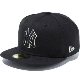 正規取扱店 ニューエラ キャップ 送料無料 NEWERA 59FIFTY ニューヨーク・ヤンキース ニューエラキャップ MLB メジャーリーグ 帽子 ユニセックス ブラック ブラック ホワイトアウトライン 55.8cm-63.5cm 13562245