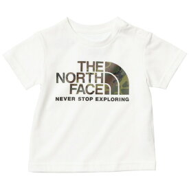 ノースフェイス ベビー ショートスリーブカモロゴティー 送料無料 THE NORTH FACE Baby S/S Camo Logo Tee オーガニックコットン Tシャツ UVケア 速乾 男の子 女の子 ギフト 誕生日 プレゼント 全3色 90サイズ NTB32359