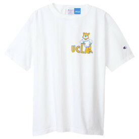 チャンピオン Tシャツ アメリカ製 CHAMPION メンズ レディース 半袖 ティーシャツ UCLA 人気 おしゃれ ブランド おすすめ 春 夏 秋 冬 オールシーズン ユニセックス ホワイト C5-X301