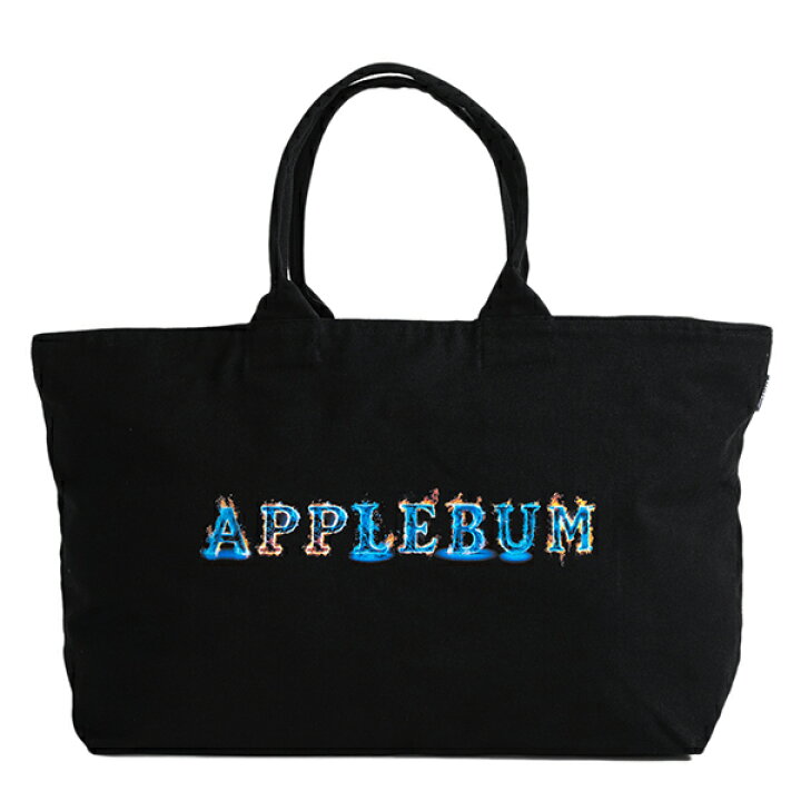 楽天市場】アップルバム トートバッグ APPLEBUM Blue Flame Logo 