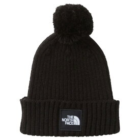 ポイント5倍 ノースフェイス 帽子 ポンポンカプッチョリッド 送料無料 THE NORTH FACE Pom Pom Cappucho Lid ニットキャップ ビーニー ニット帽 ポンポンニット ユニセックス ブラック 頭周り56.5～59.5cm NN42331