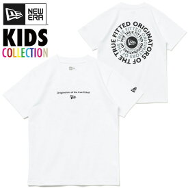 ニューエラ キッズ Tシャツ NEW ERA KIDS Circle OOTTF ニューエラtシャツ 男の子 女の子 綿 コットン 黒 白 おしゃれ 人気 ブランド 正規品 キッズtシャツ かっこいい かわいい 子供用 サイズ ボーイズ ガールズ ジュニア 小学生 14111856 14111857