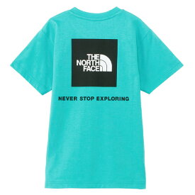 ノースフェイス キッズ Tシャツ THE NORTH FACE KIDS ノースフェイスTシャツ 男の子 女の子 綿 オーガニック コットン tシャツ 半袖 ショートスリーブバックスクエアロゴティー おしゃれ 人気 かっこいい かわいい ブランド 正規品 オールシーズン NTJ32333