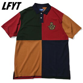 ラファイエット シャツ LFYT COLLEGE COLOR BIG POLO メンズ 半袖 ポロシャツ 綿 コットン 100% ビックポロ おしゃれ かっこいい LAFAYETTE エルエフワイティー 正規品 ブランド 大きい サイズ オーバーサイズ ビックシルエット 夏 LS240301