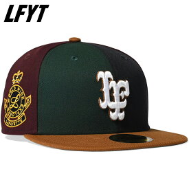 ラファイエット 帽子 LFYT× NEW ERA LF LOGO 59FIFTY FITTED CAP -COLLEGE COLOR ニューエラ キャップ メンズ レディース おしゃれ かっこいい ブランド LAFAYETTE エルエフワイティー 正規品 サイズ 調整 ユニセックス オールシーズン マルチ LS241407