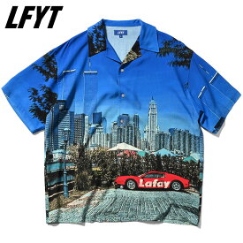 ラファイエット シャツ LFYT エルエフワイティー 開襟シャツ 半袖 オープンカラー メンズ レディース 柄シャツ アロハシャツ LAFAYETTE CITYSCAPE ALLOVER PATTERN SHIRT 大きい サイズ ゆったり リラックス プレゼント ギフト LS250204