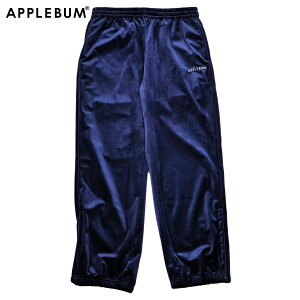 APPLEBUM Abvo xA gbNpc Y fB[X H~ Xg[g W[W ubN lCr[ ZbgAbvΉ Velour Track Pants JWA bNX t@bV  