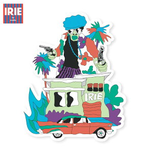 AC[Ct XebJ[ IRIE LIFE WATERPROOF STICKER h ϐ Ogp\ OόN3`4N Y fB[X  Xg[g t@bV X|[c jZbNX I[V[Y