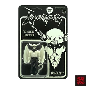 Venom（ヴェノム） ReAction Figure - Black Metal (Glow In The Dark) SUPER7 / スーパー7 リアクション フィギュア トイ ホビー おもちゃ アメリカン雑貨 ミュージック ブラックメタル ヘビーメタル バンド 公式 オフィシャル ライセンス