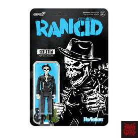 Rancid（ランシド）ReAction Figure Wave 4 - Skeletim Hat SUPER7 / スーパー7 リアクション フィギュア トイ ホビー おもちゃ アメリカ雑貨 アメリカン雑貨 パンクロック バンド 公式 オフィシャル ライセンス