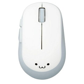 エレコム マウス ワイヤレス (レシーバー付属) Mサイズ 5ボタン (戻る・進むボタン搭載) BlueLED EPRIM ホワイト M-DY13DBXWH