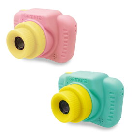 パシャっとKIDS キッズカメラ ピンク/ミント 子供用 トイカメラ デジタルカメラ デジカメ ゲーム フレーム付 800万画素
