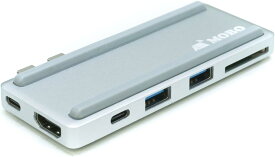 MOBO MacBook Pro専用ドック【 HDMI/USB/USB-C/SDカード/USB PD 】を増設「Dual USB-C Dock for MBP」 AM-TC2D01S
