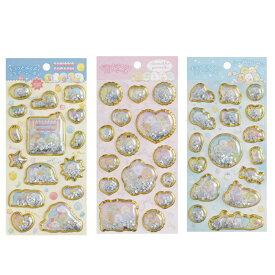 すみっコぐらし キラっとぷくぷくエアーシール 各種 サンエックス ぷっくり 立体 スマホデコ 推し活