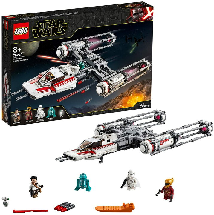 楽天市場】レゴ スター・ウォーズ レジスタンス Y-ウィング・スター 