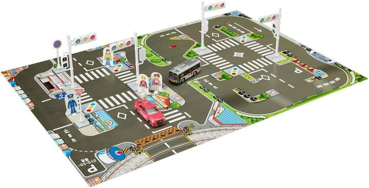 楽天市場】トミカ 信号 ・ 標識&マップで免許をゲット! 交通安全セット 