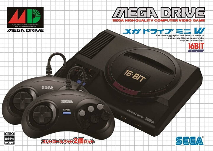 楽天市場】メガドラミニW(コントローラー2個) : キングショップ