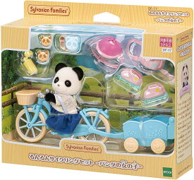 シルバニアファミリー 人形・家具セット 【 るんるんサイクリングセット-パンダの女の子- 】 DF-17