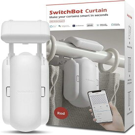 SwitchBot スイッチボット カーテン 自動開閉 ポールタイプ対応 スマート家電 遠隔操作 アレクサ スマートホーム スマートハウス 外出 防犯 自動開閉 取付簡単