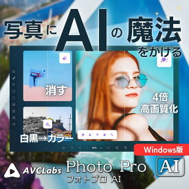 AVCLabs PhotoPro AI（エーブイシーラボ フォトプロ エーアイ） | Windows版