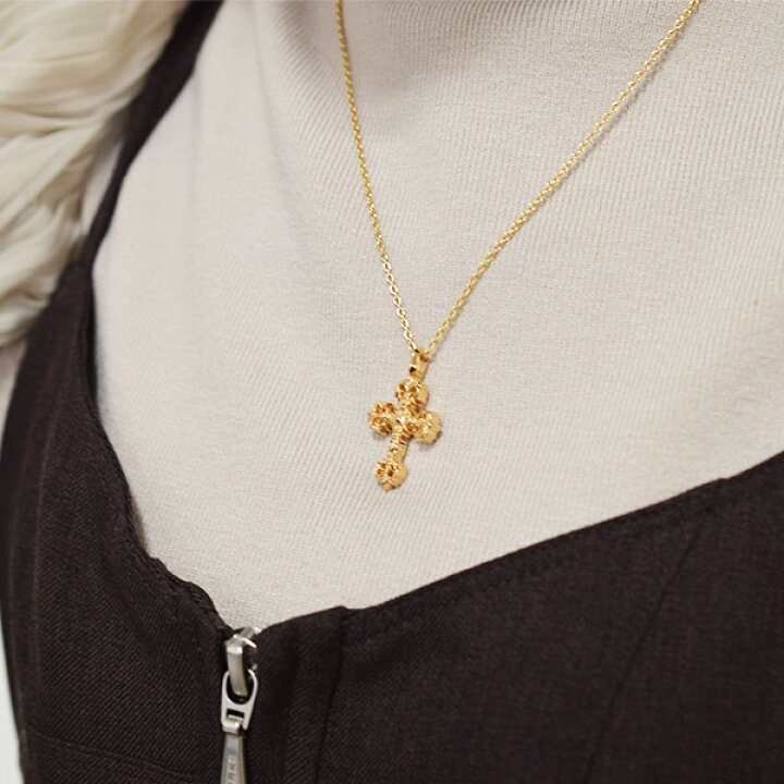 楽天市場】クロムハーツ CHROME HEARTS 22K Tiny Filligree Cross 